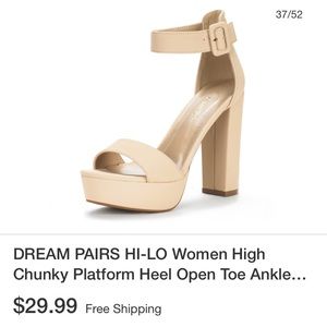 Brand new Dream Pairs platform heels